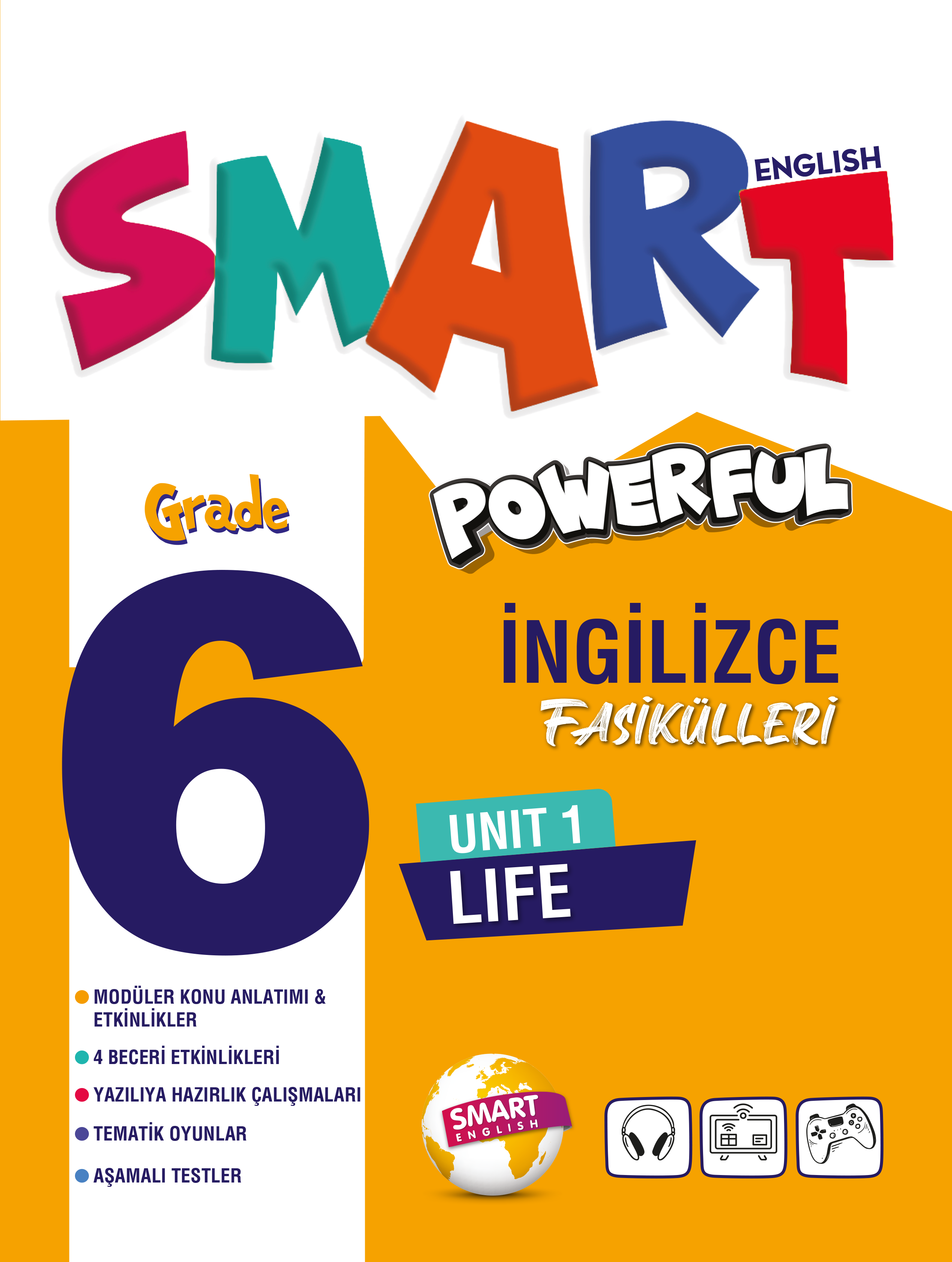Grade 6 Smart English Powerful İngilizce Fasikülleri - 1. Fasikül